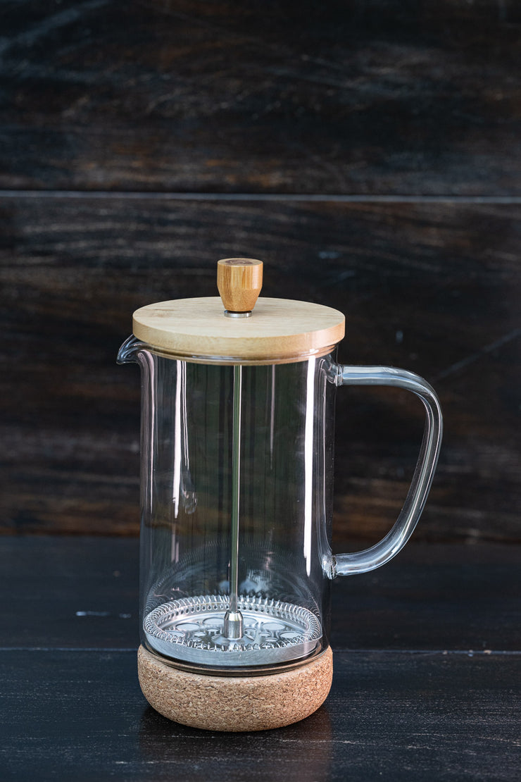 GROSCHE MELBOURNE Eco Friendly Natural Bamboo French Press - 34 fl. oz / 1000mL Capacity